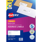 Avery Label J8163-25 Inkjet 14up 25 Sheets 99x38mm