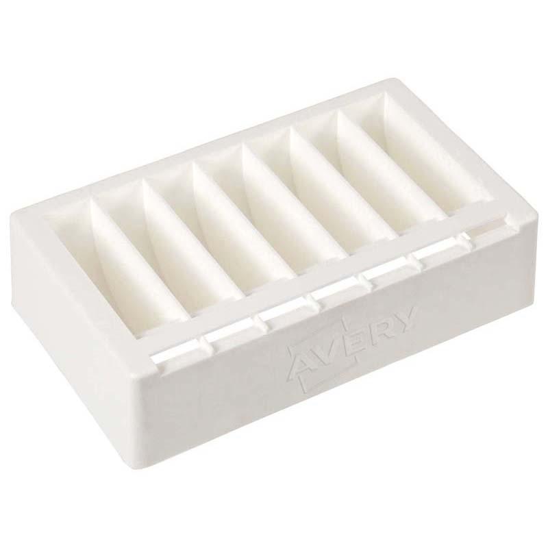 Avery Label Dispenser White Plastic For 24mm Day Labels