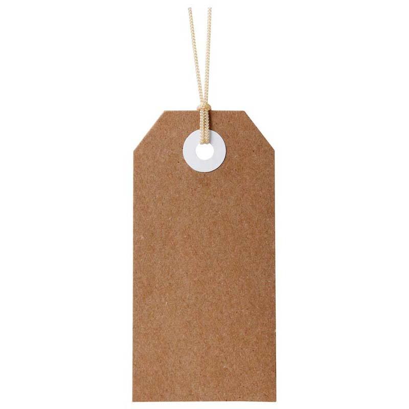 Avery Tag-It Brown Kraft 24 Pack, 48x96mm tags for crafting and labeling, durable with reinforced holes and included twine.