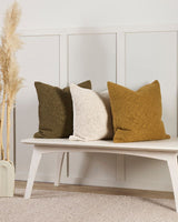 Bardot Cushion - Olive 50x50cm - OLLO