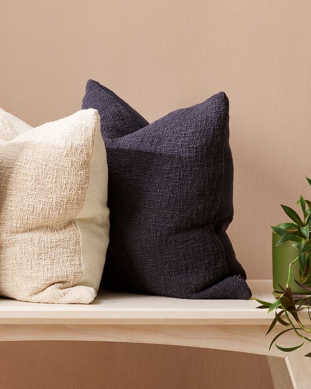 Bardot Cushion - Navy 50x50cm - OLLO