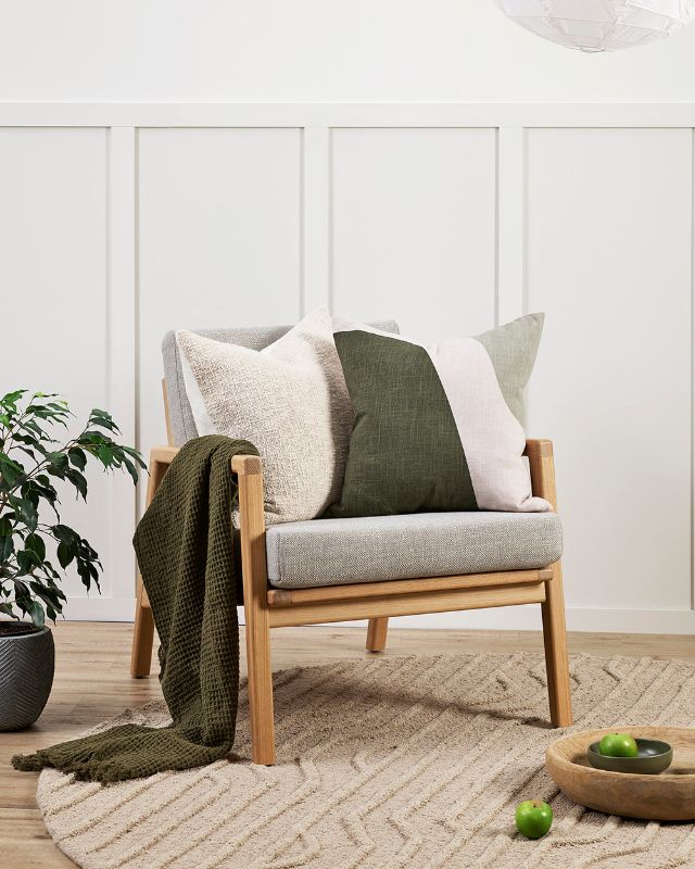 Bardot Cushion - Ivory 50x50cm - OLLO