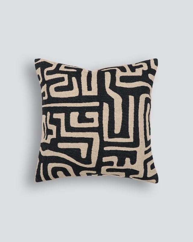 Loren Cushion - Black 50x50cm - OLLO