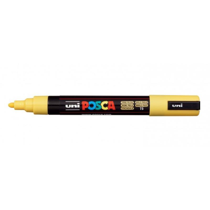 Uni Posca Marker 1.8-2.5mm Med Bullet Straw Yellow PC-5M