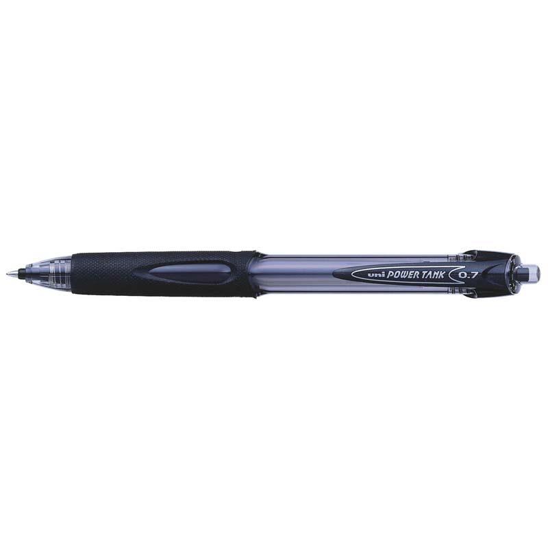 Uni Powertank 0.7mm Retractable Black SN-227