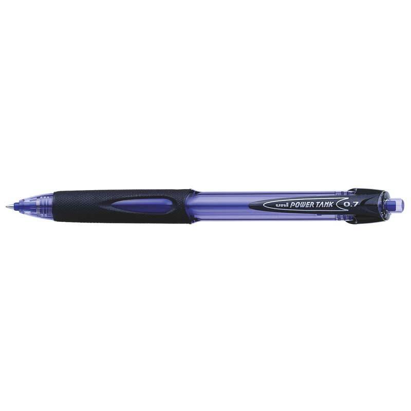 Uni Powertank 0.7mm Retractable Blue SN-227