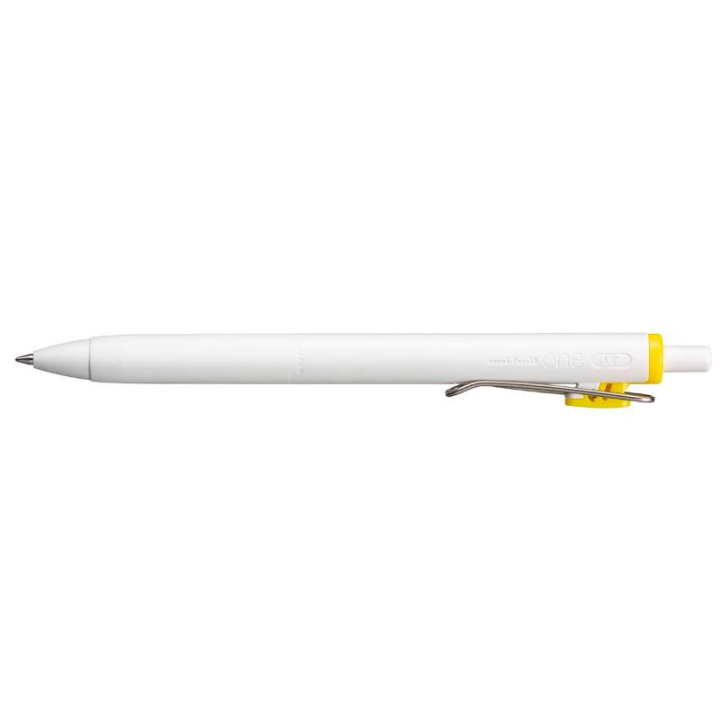 Uni One 0.7mm Rollerball Gel Ink Yellow