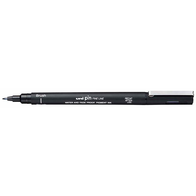 Uni Pin Fineline Permanent Brush Black BR-200