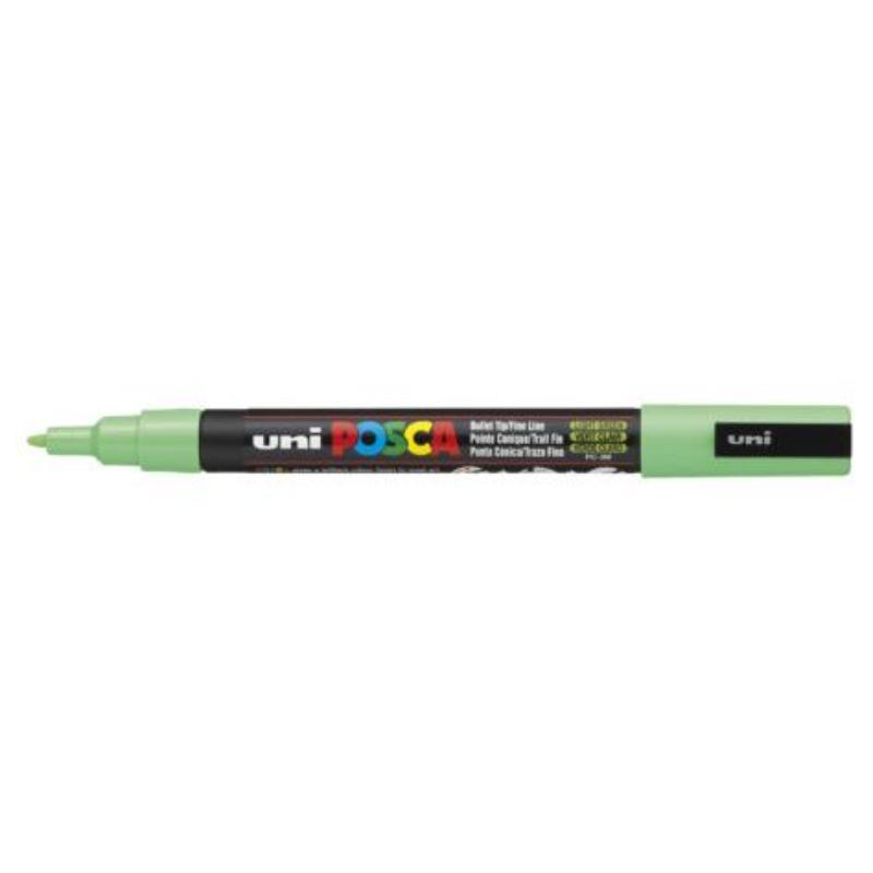 Uni Posca Marker 0.9-1.3mm Fine Light Green PC-3M