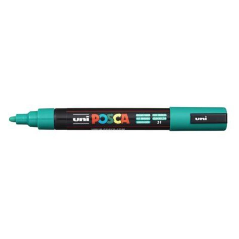 Uni Posca Marker 1.8-2.5mm Med Bullet Emerald Green PC-5M