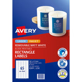 Avery Label L7144 Rectangular 38x21mm 65up 8 Sheets