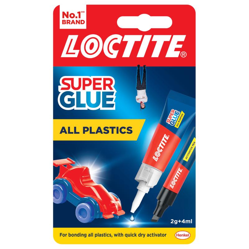 Loctite Superglue 2-Part All Plastics 4ml/2g