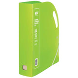 FM Prem Expanding Magazine File Lime Green