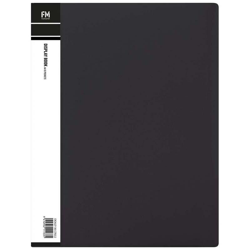 FM Display Book A4 Black 10 Pocket