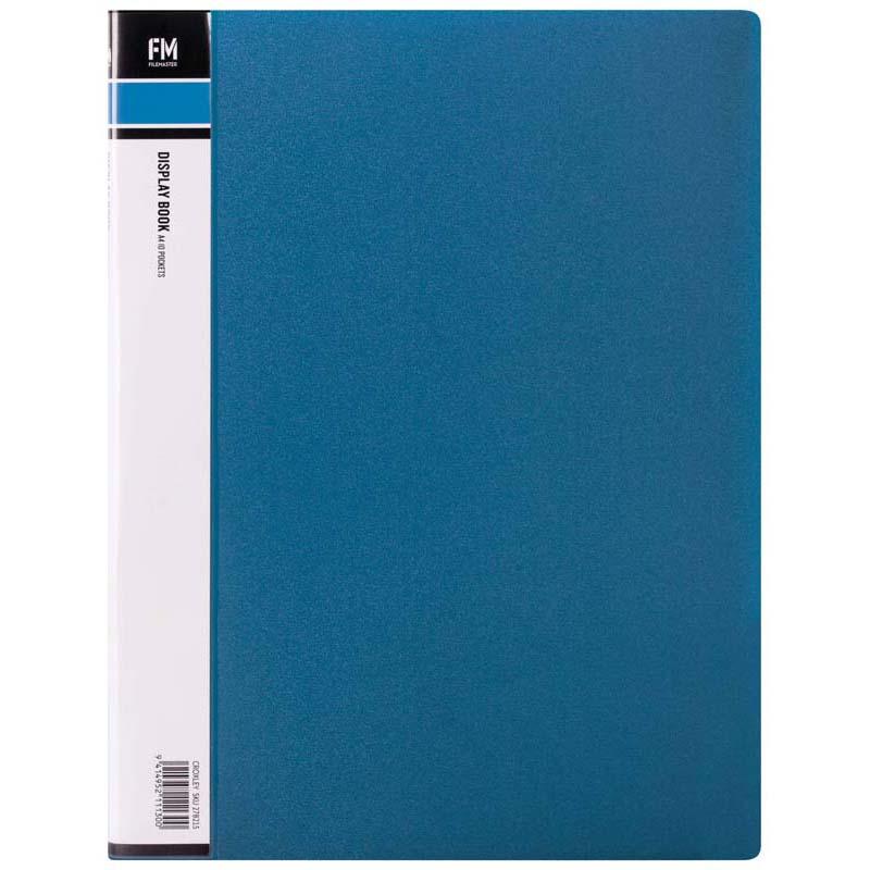 FM Display Book A4 Blue 10 Pocket