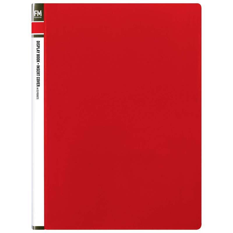 FM Display Book Red Insert Cover 20 Pocket