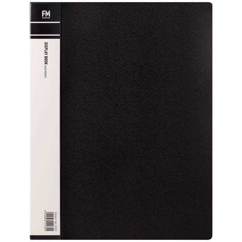 FM Display Book A4 Black 60 Pocket