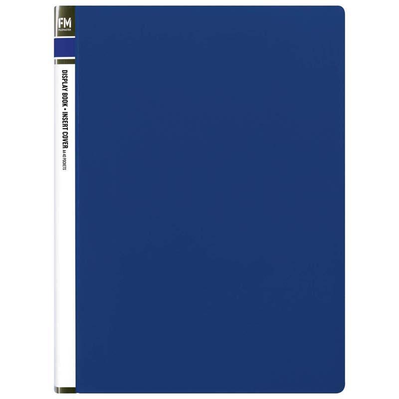 FM Display Book Blue Insert Cover 40 Pocket