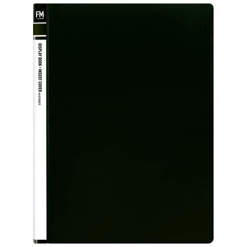 FM Display Book Black Insert Cover 40 Pocket