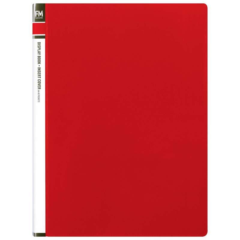 FM Display Book Red Insert Cover 40 Pocket