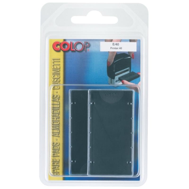 Colop Stamp Pad E40 Black 23x59mm