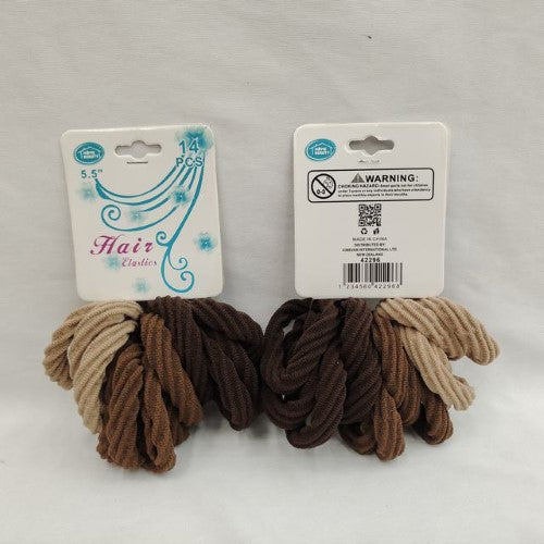 Hair Band - 5.5" Brown (168pcs)