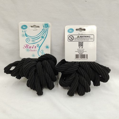 Hair Band - 5.5" Black (168pcs)