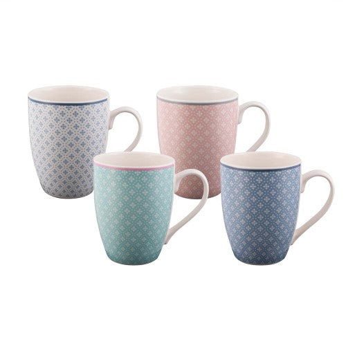 Coupe Mug - Bundanoon Geo Diamonds (Set of 4)
