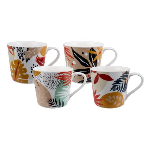 Mod Mug - Bundanoon Absract Paradise (Set of 4)