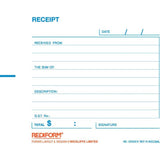 Rediform Book Receipt Small Duplicate 50 Leaf