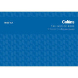 Collins Tax Invoice 78/50DL1: Eco-friendly, no carbon required duplicates for professional invoicing, 50 per book.