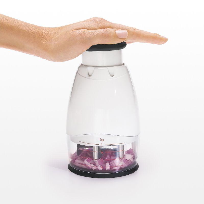 OXO - Chopper - Stainless Steel / White