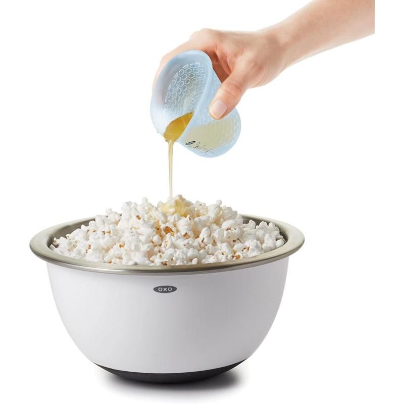 OXO Good Grips Mini Squeeze & Pour Silicone Measuring Cup With Stay-Cool Pattern