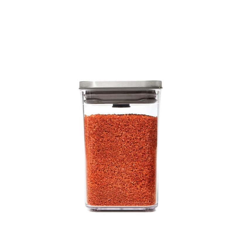 OXO Pop 2.0 Steel Small Square Container Short | 1.0L