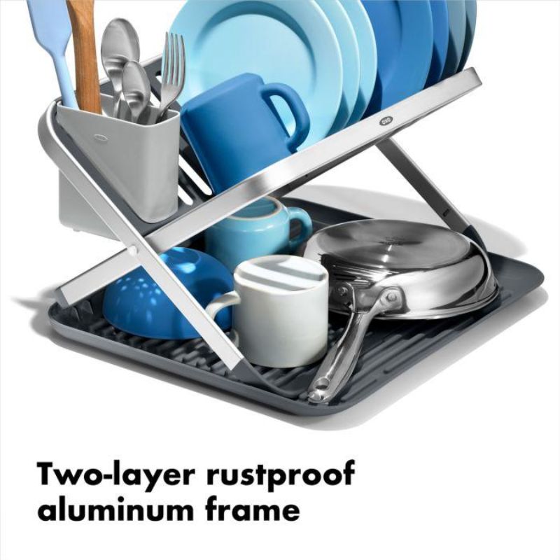 OXO Good Grips Aluminum Fold Flat Drying Rack