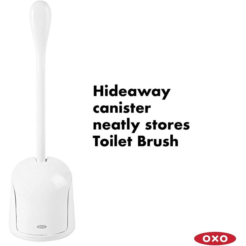 OXO Good Grips Compact Toilet Brush & Canister