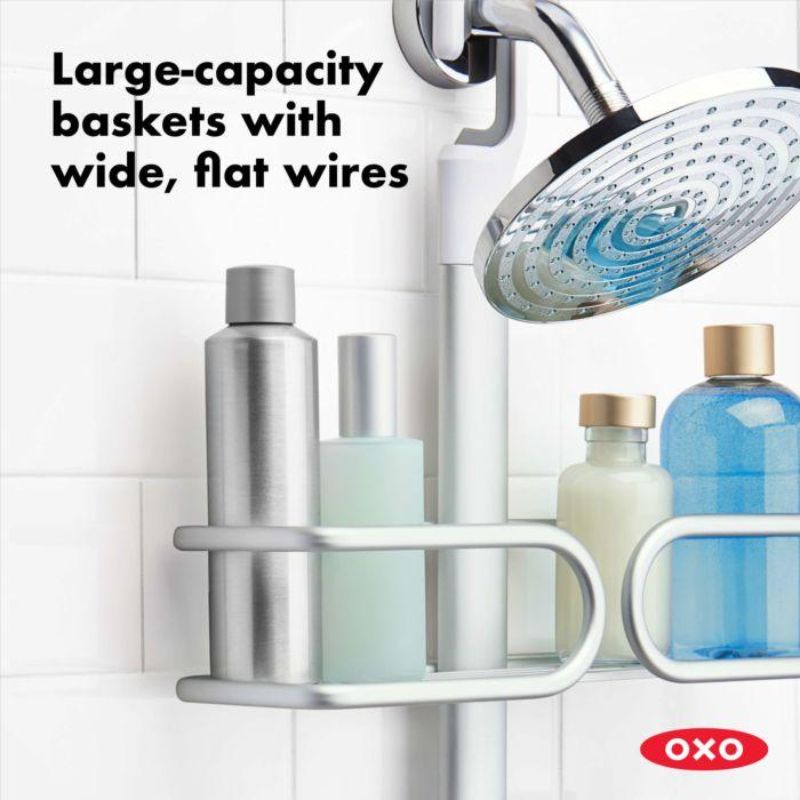 OXO Good Grips 3 Tier Aluminium Shower Caddy