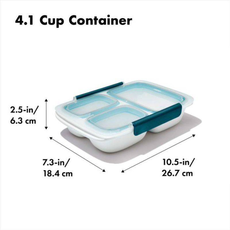 OXO Good Grips Prep & Go Divided Container | 0.9L