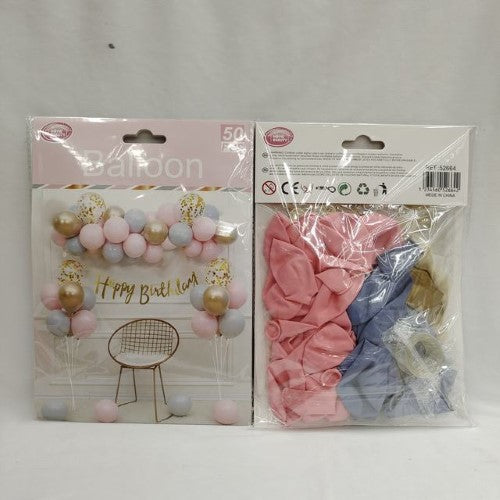 Balloon Garland - Assorted 50pcs (6 Packs)