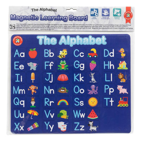 Colorful LCBF Magnetic Learning Board for preschoolers, promoting alphabet mastery and phonics through interactive play.