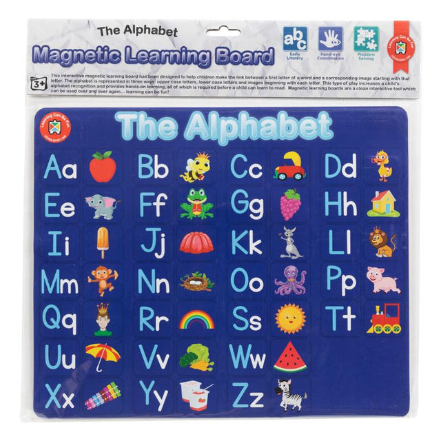 Colorful LCBF Magnetic Learning Board for preschoolers, promoting alphabet mastery and phonics through interactive play.