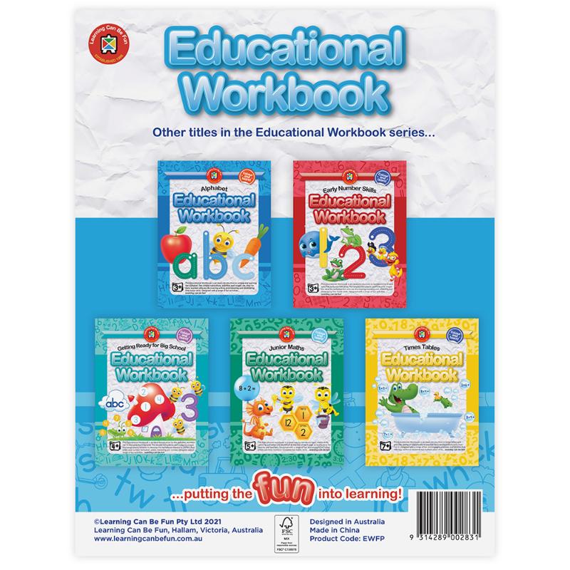 LCBF Educational Workbook Fun With Phonics