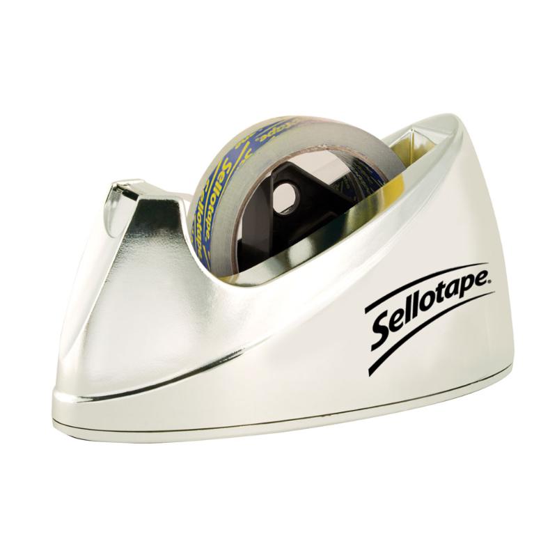 Sellotape Chrome Dispenser - Large