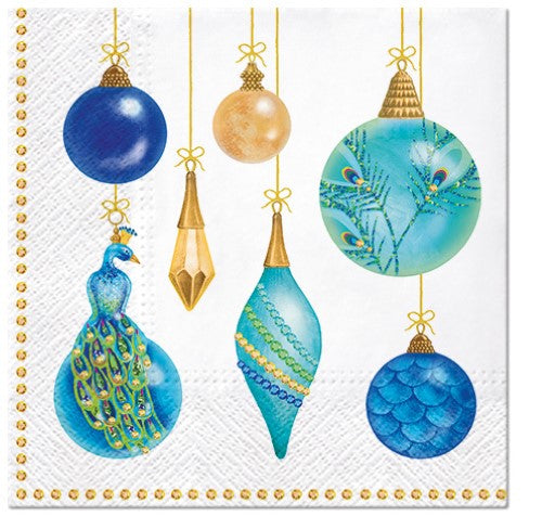 Lunch Napkin - Paw Décor Peacock Collection (33cm)