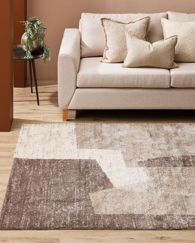 Saxony Adriana Floor Rug - Charcoal 160x230cm - OLLO