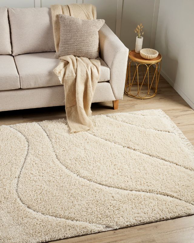 Intrepid Josie Floor Rug - Ivory 160x230cm - OLLO