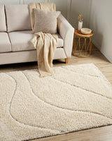 Intrepid Josie Floor Rug - Ivory 200x290cm - OLLO