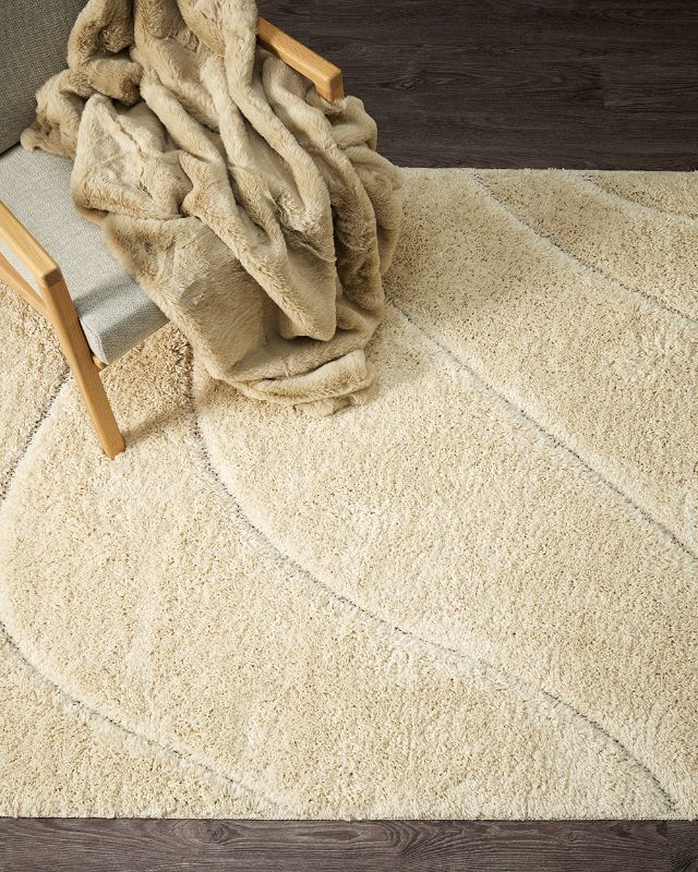 Intrepid Josie Floor Rug - Ivory 200x290cm - OLLO