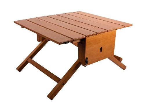 Peer Picnic Caddy Table - Beechwood (40 x 21 x 39cm)
