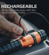 Rechargeable Torch - Nebo Master Series FL750 (Black/Orange)